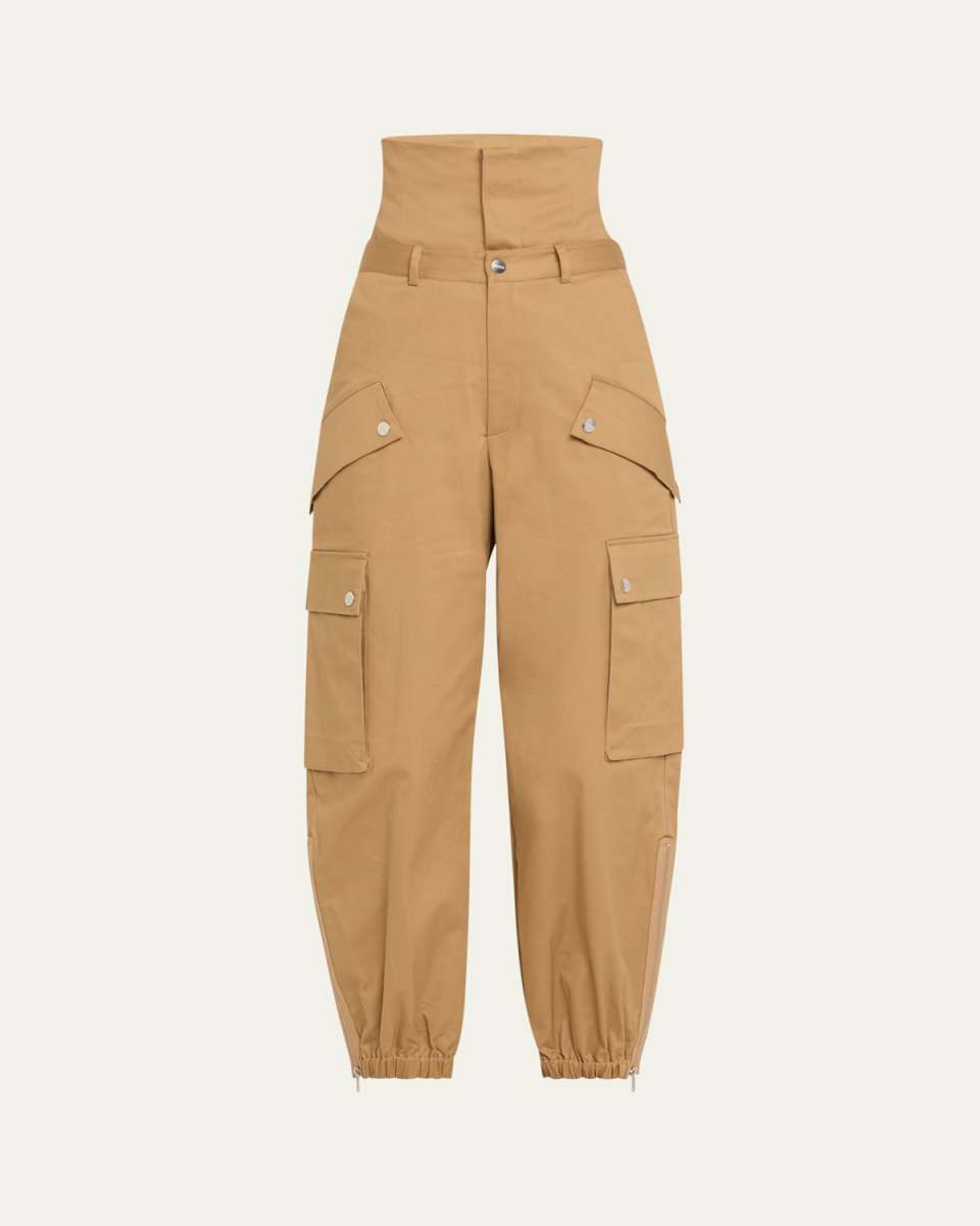 Double Waistband Cargo Pants